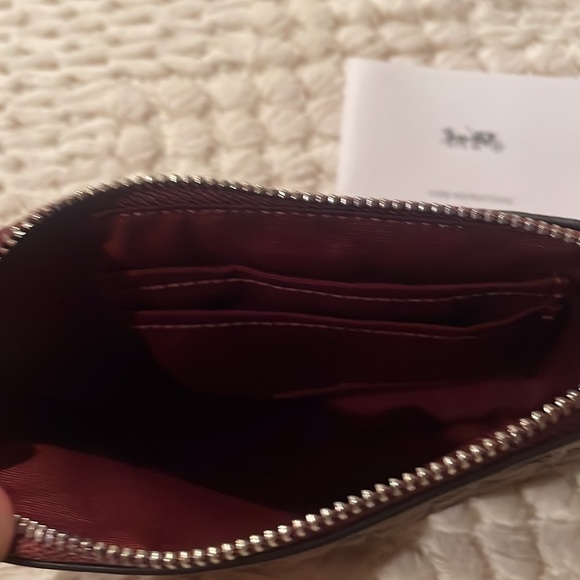 Coach burgundy wristlet - Picture 7 of 7